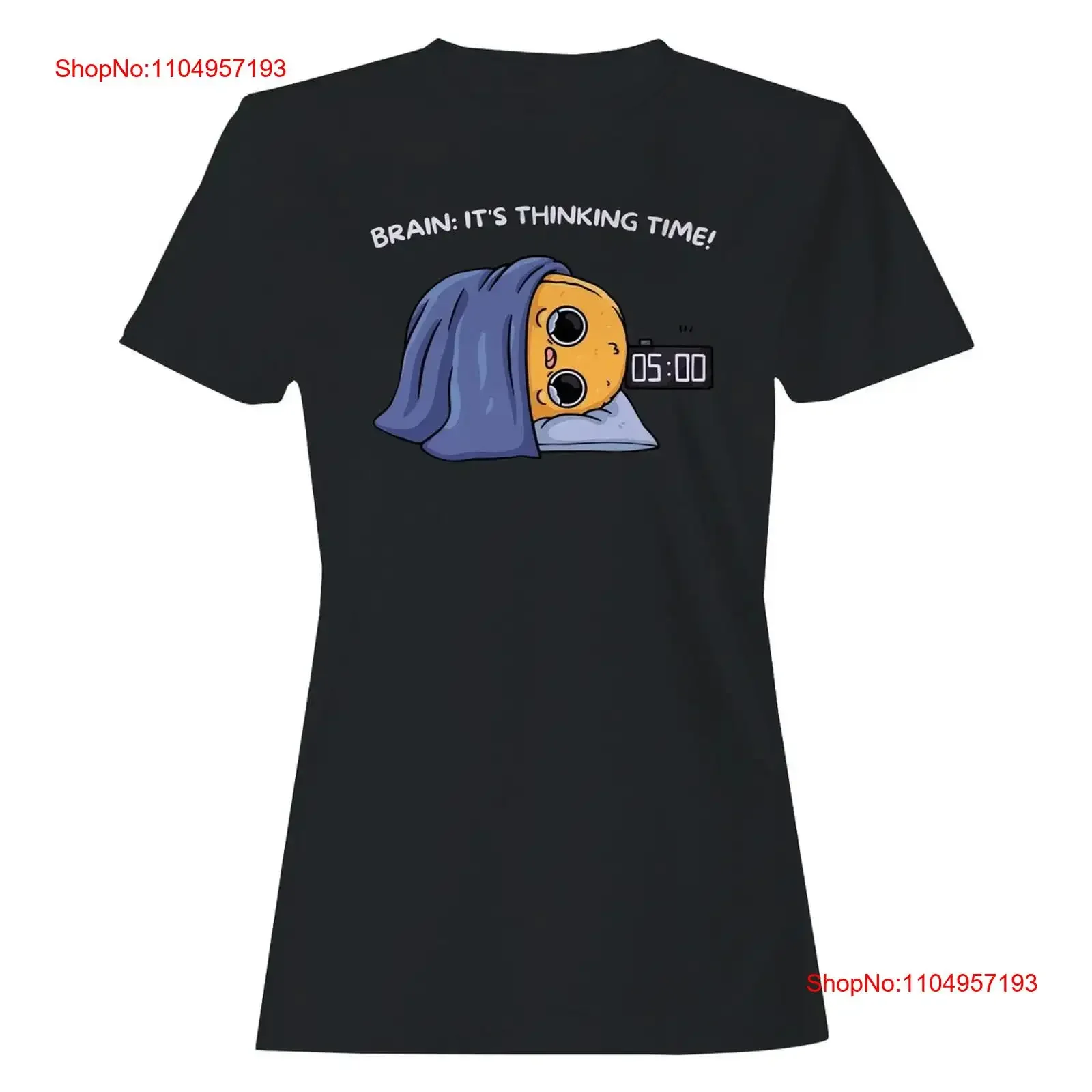 تي شيرت نسائي مرخص رسميًا من Sad Nuggie Sleepy Brain تي شيرت نسائي عتيق مغسول قليلاً للجنسين قابل للتنفس ناعم غير رسمي #1