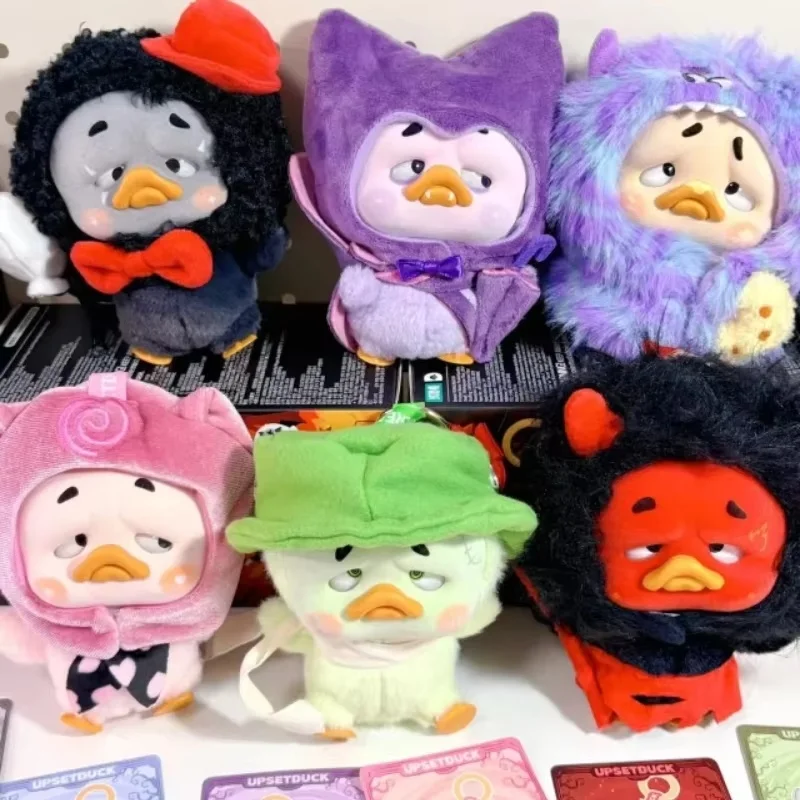 

Красочная серия игрок уток, подлинная Upset, слепая коробка, кукла, милая модель, брелок, подвеска, орнамент, декор, игрушка для рождественских подарков