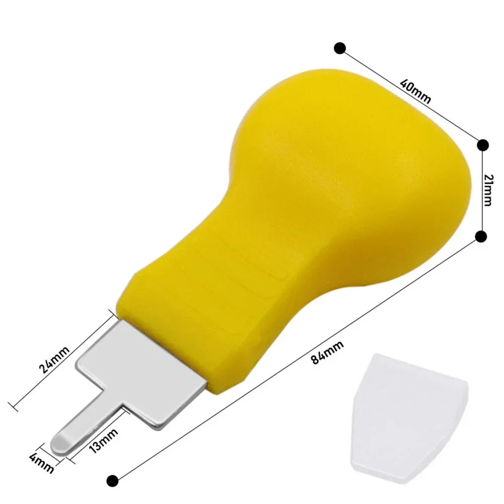 Coperchio apriscatole giallo parti apriscatole accessori per la rimozione della leva accessori per la riparazione della cassa della lama posteriore strumenti di ricambio per l'orologio