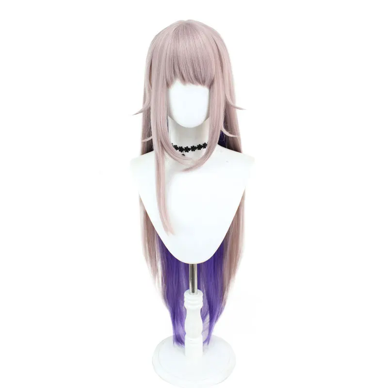 Herta cosplay jogo honkai estrela ferroviário peruca anime grande herta cabelo festa de halloween prop