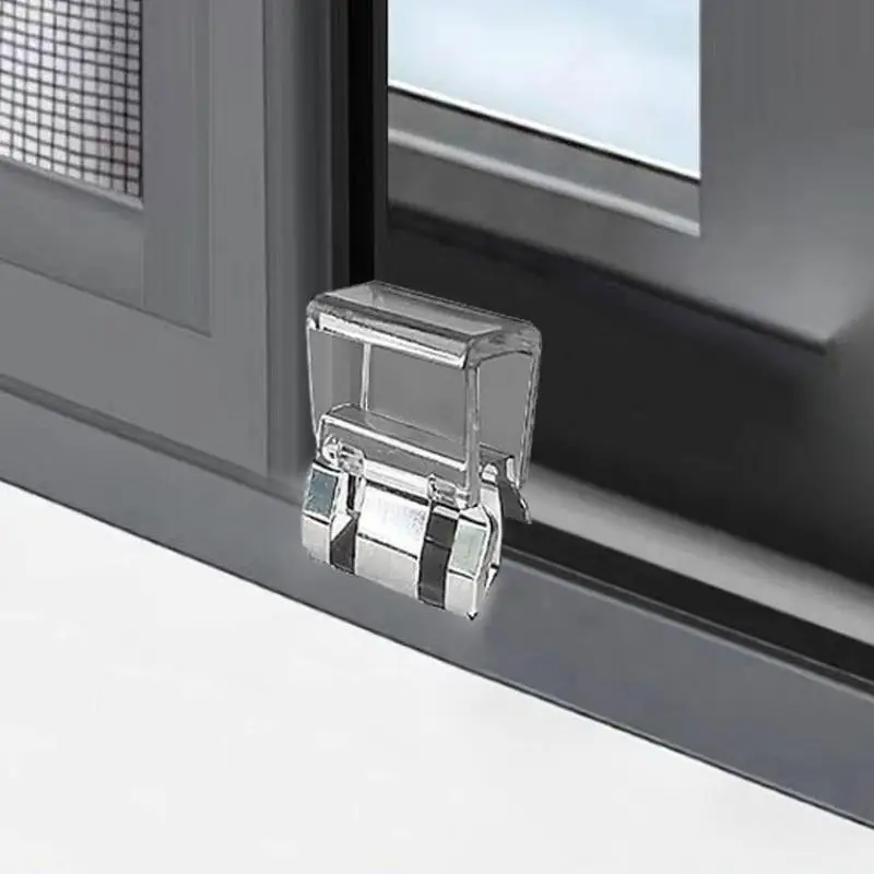 1/5 pièces limiteur de fenêtre serrure Anti chat saut fenêtre boucle Anti enfant chute enfant serrure sécurité boucle écran fenêtre boucle