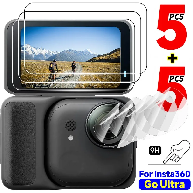

Защитная пленка из закаленного стекла 10 в 1 для Insta360 GO Ultra, мягкая защитная пленка для объектива камеры, защита от царапин для Insta360 Go Ultra