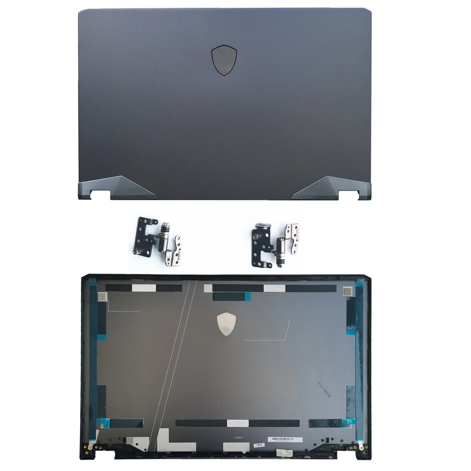 

9S7-17K314 Для ноутбуков MSI 9S7-17K314 GE76 GP76 Raider 11UG/11UH/11UE (MS-17K3) — задняя крышка ЖК-дисплея с петлями и рамкой
