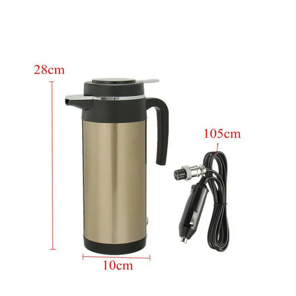 1200ml Car Cup with Charger Electric Kettle Portable Travel Thermo Bottle for Hot Cold Drinks 1200ml Car Cup with Charger Electric Kettle Portable Travel Thermo Bottle for Hot Cold Drinks