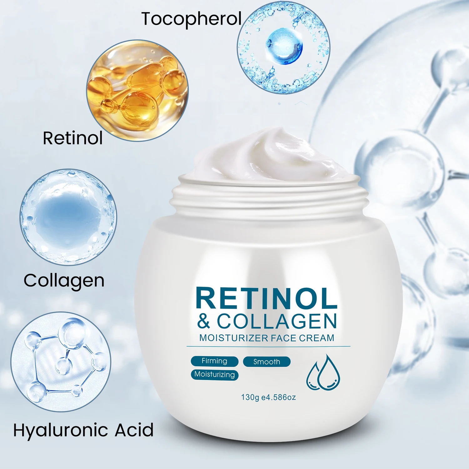 Retinol Moisturizing Cream Firms & Smooths Make the Skin Appear Lighter, Brighter, or More Radiant - view 5