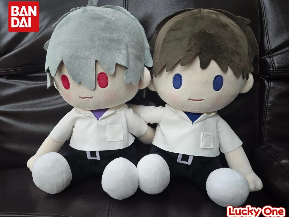 BANDAI EVA Kaoru Nagisa Shinji Ayanami Plush Toys - Soft Stuffed Class Understanding Anime Characters for Collectors & Fans