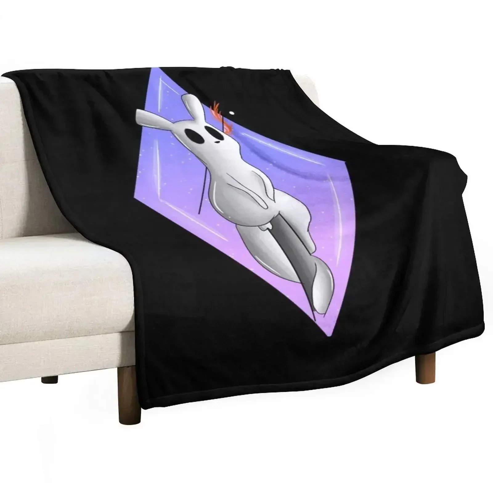 Diamond Slugcat // Rainworld Throw Blanket Picnic Hairys Moving Stuffeds Nap Sofa Blankets