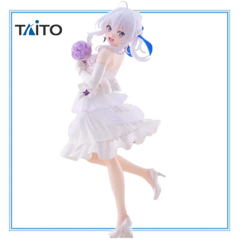 In Stock Taito Coreful Figure Majo No Tabitabi Elaina Dress Ver. Kawaii Doll Original Anime Model Toys Gifts