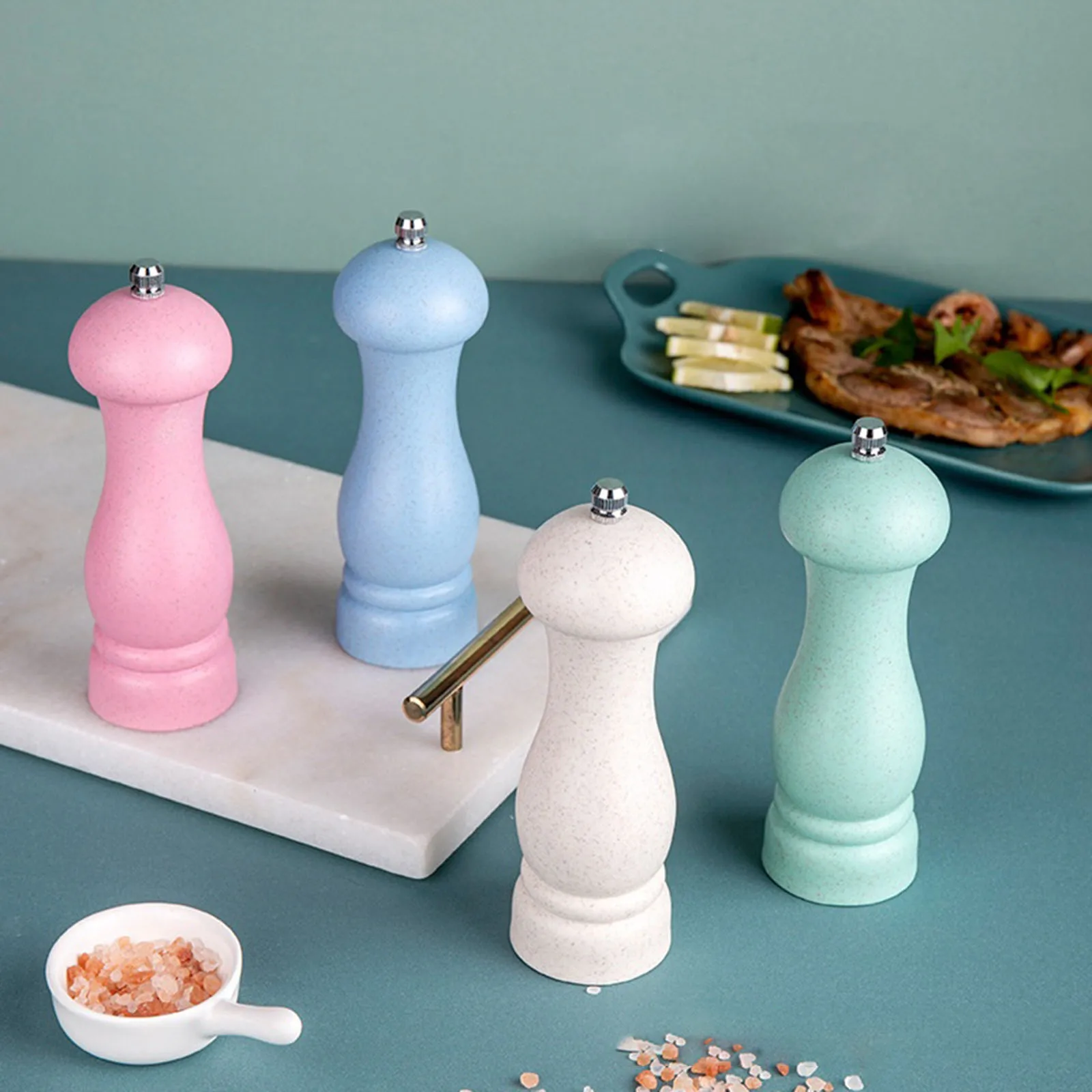 セラミックグラインダー,キッチンツール,調味料ボトル