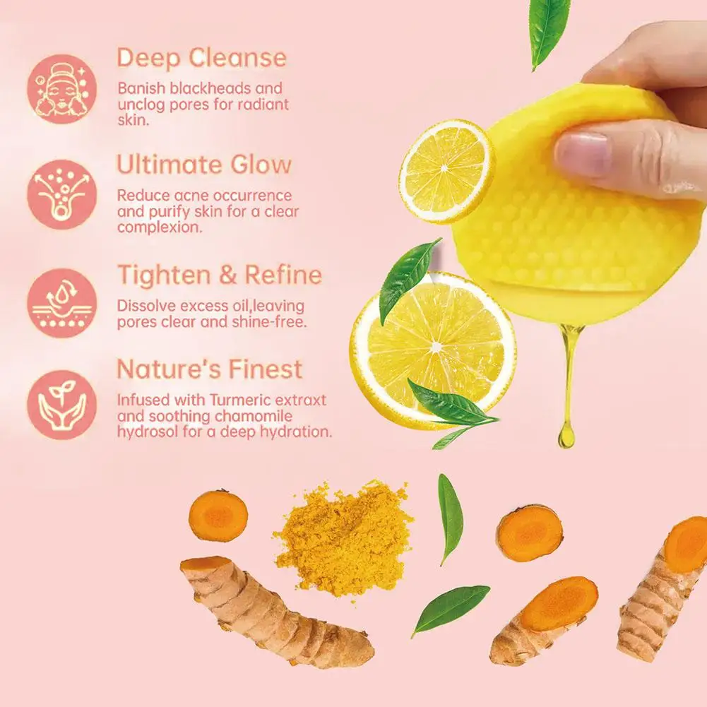 50 Pcs Kojic Acid And Turmeric Cleansing Pads Balance Skin Oil And Water for Dark Spots & Exfoliating Wash Pad Body's Skin