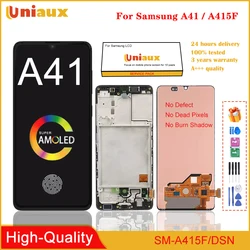 AMOLED LCD For Samsung Galaxy A41 A415 A415F A415F/DS LCD Display Touch Screen Digitizer Assembly Samsung A415 LCD