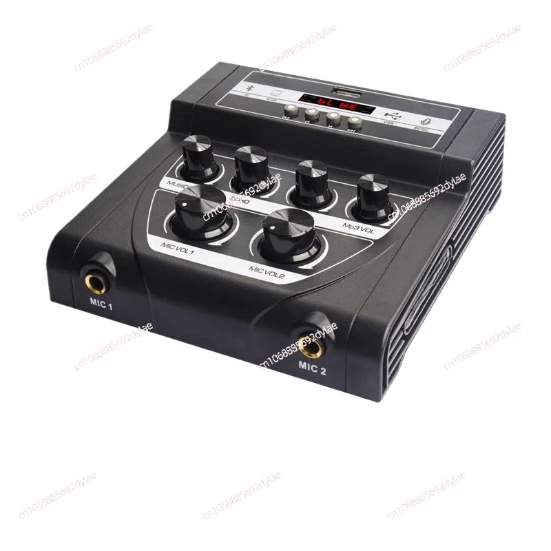 

Mixing and tuning, USB drive, Bluetooth receiver, independent mixing and adjustment, recording, mini model