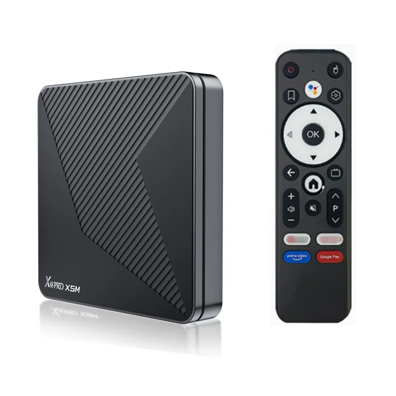 X88 PRO X5M فك التشفير S905X5M أندرويد 14 بلوتوث HD 8K TV box TV box