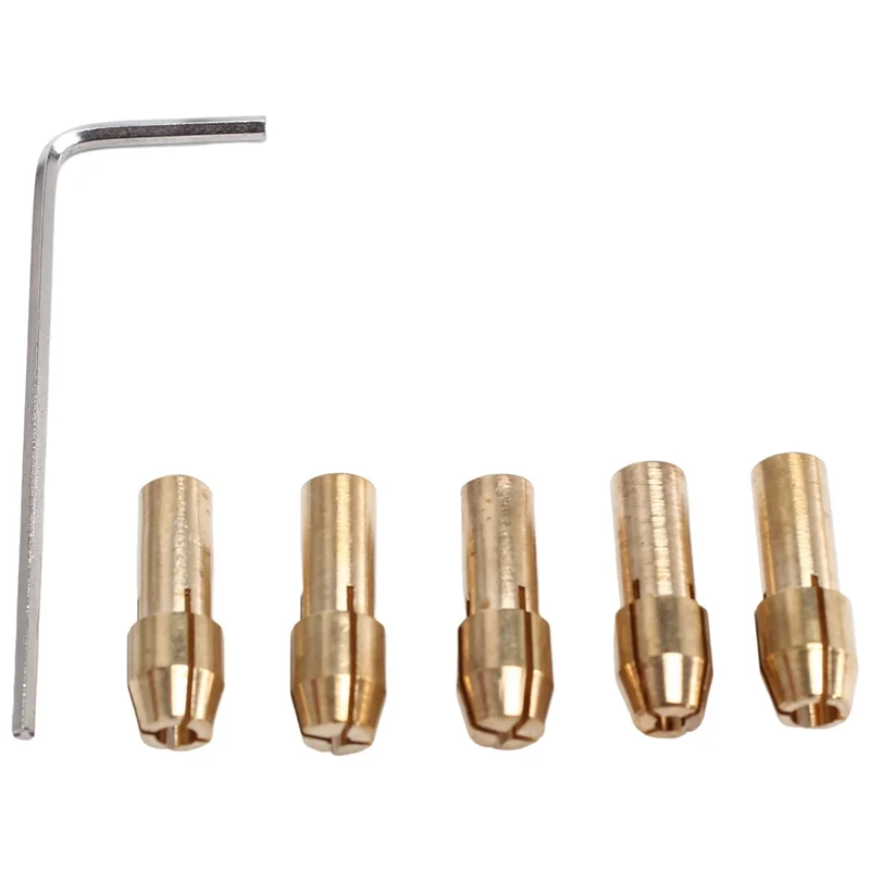 AC88-3X Mini Electric Hand Drill Bit Set DC 12V Motor 0.5-3Mm HSS Twist Drill Bit With 5Pcs Chuck Collets