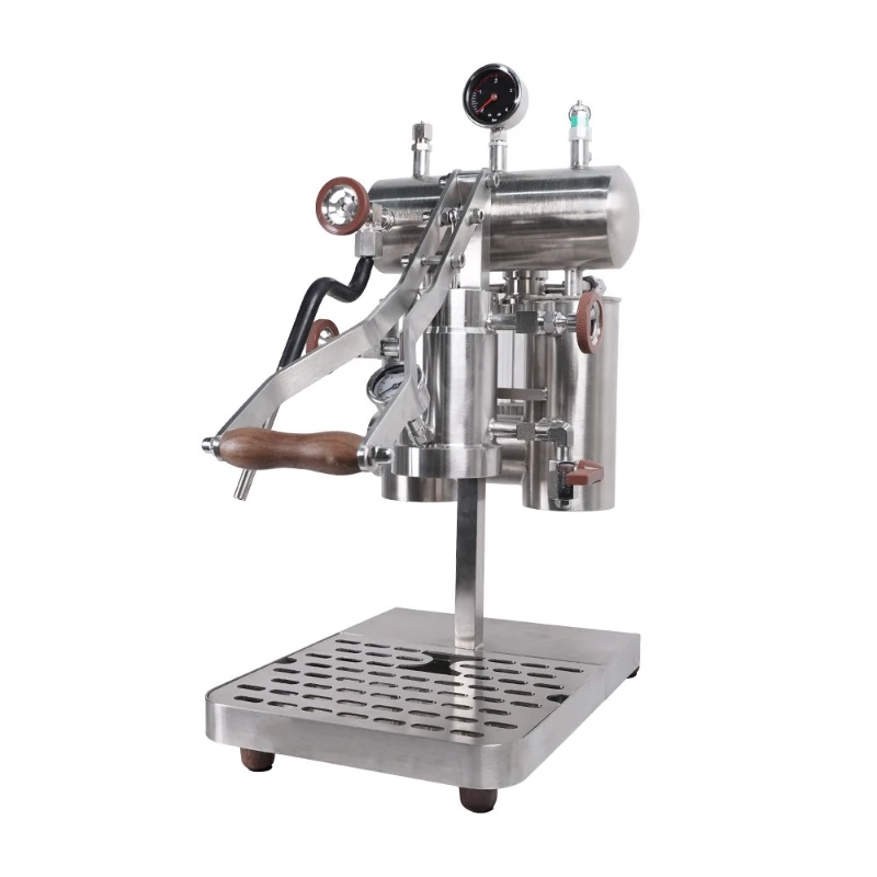 

4/4S Hand Press Coffee Machine Home Outdoor Espresso Machine La Ba Steam Milk Foam Coffee Machine