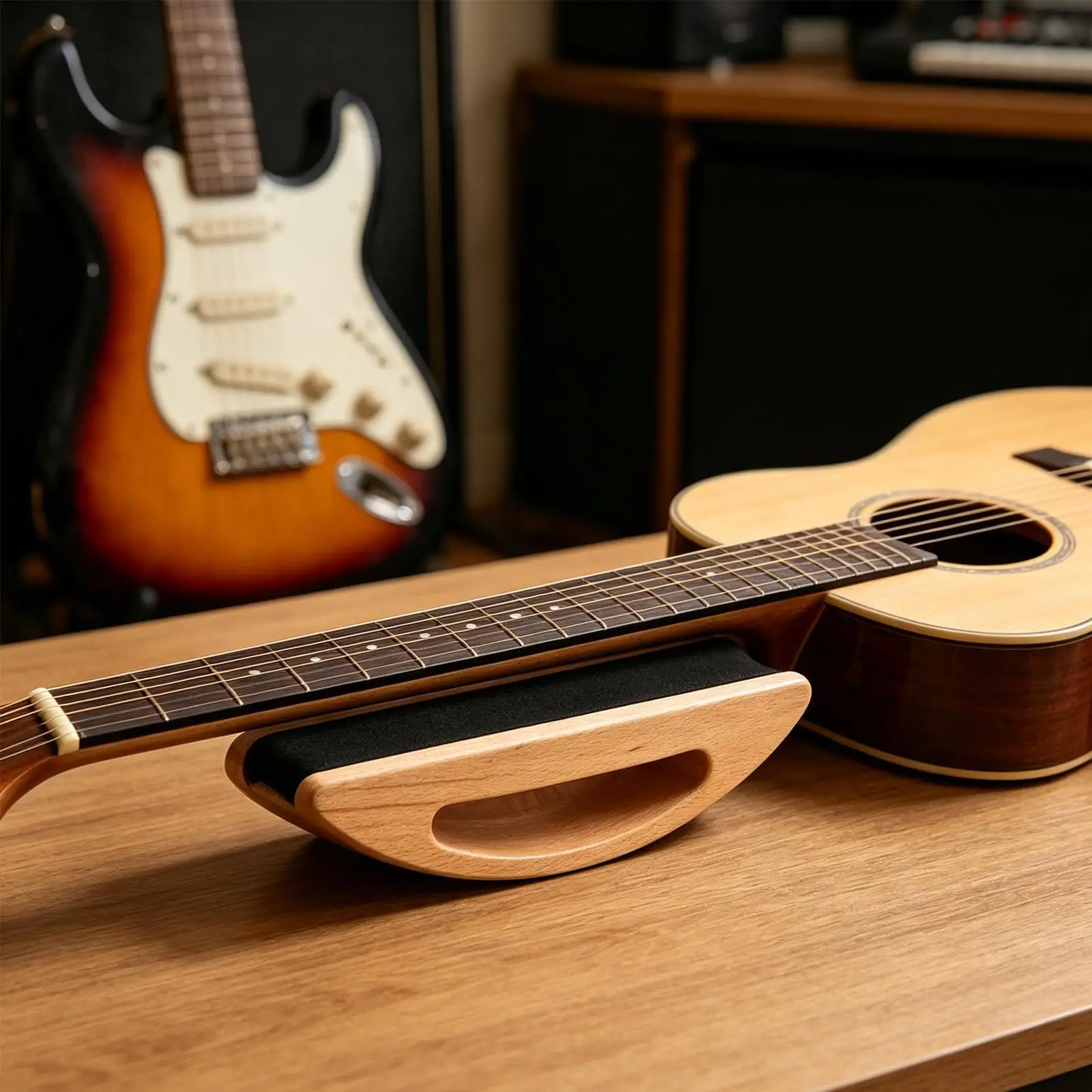 

Guitar Neck Rest String Instrument Stand Block Guitar Neck Rest Support For Bench Workshop Home Studio Maintenance Practice
