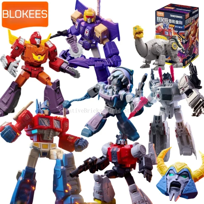 BLOKEES Transformers Galaxy Version Wave 8 Passing The Torch Optimus Prime Building Block Figure Collectible Assembled Model Toy