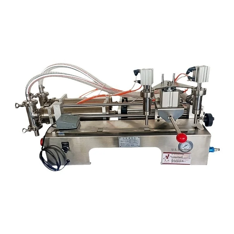 CHINCAN Stand-up Pouch 1000ml Plastic Bag Filling Machine Semi-Automatic Electric Motor Easy Operate for Food Beer