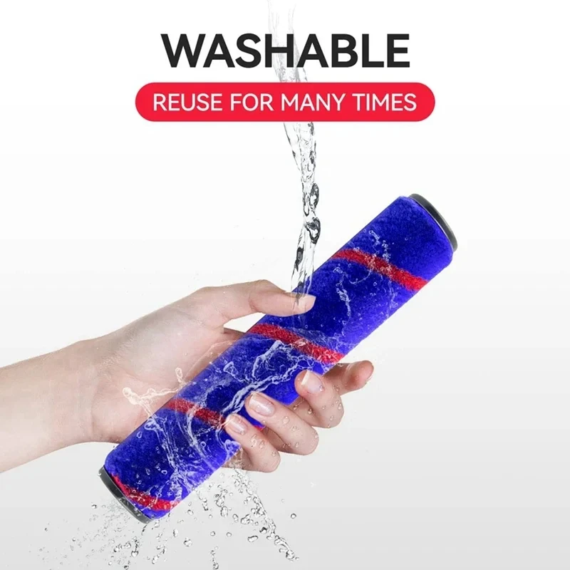 Soft Roller Brush Head For Dyson V7 V8 V10 V11 SV12 V15 Cordless Stick Vacuum Cleaners Parts Hardwood Floor Attachment image 6