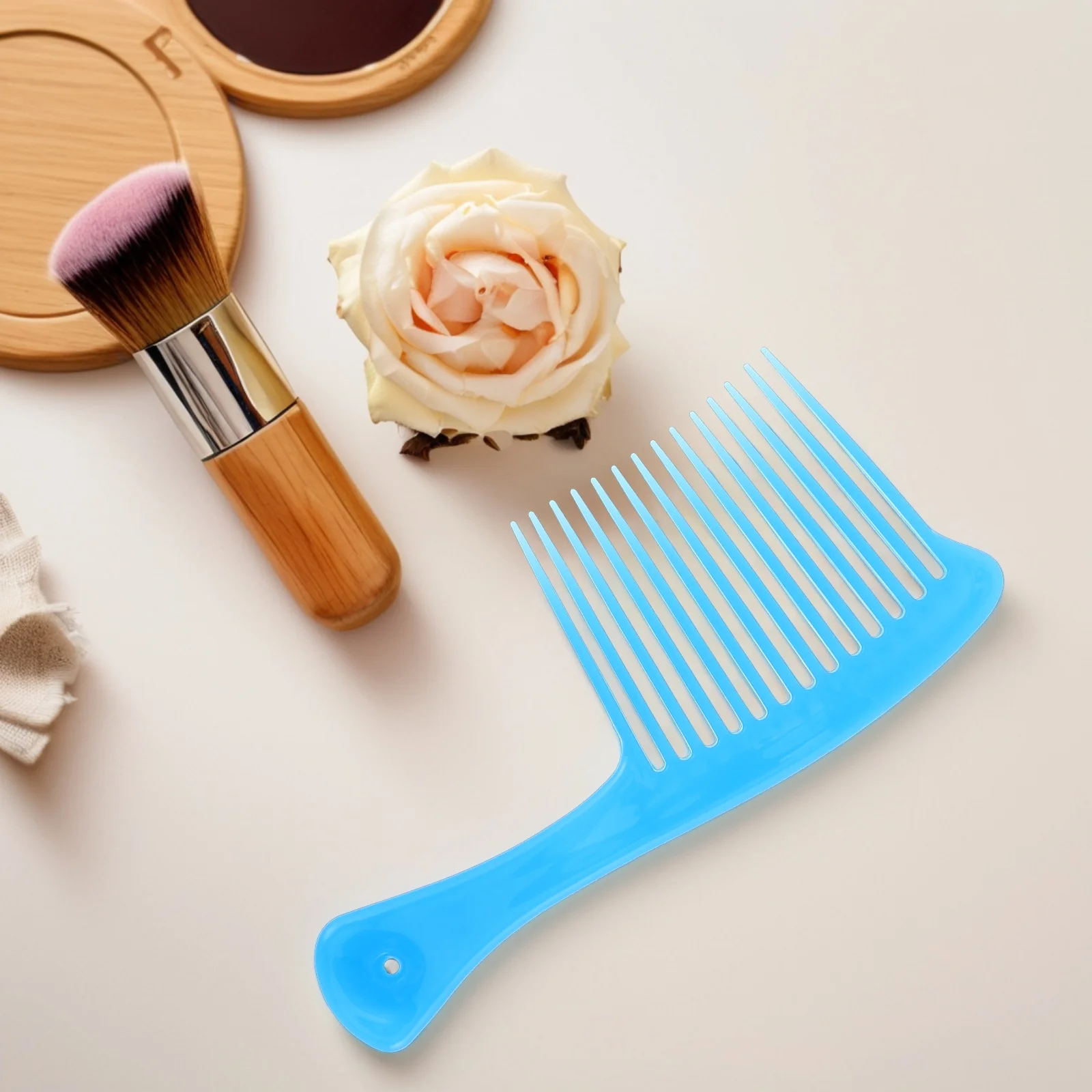 

3Pcs Wide Tooth Comb for Smooth Hair Detangling Curly Styling Women Men Salon Home Use Oversized Versatile Tool