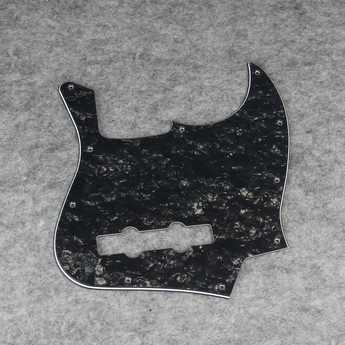 FLEOR 1 Stück 10-Loch-Bass-Schlagbrett Jazz JB Gitarren-Kratzplatte und Schrauben für 4-saitigen Bass – Detail 8