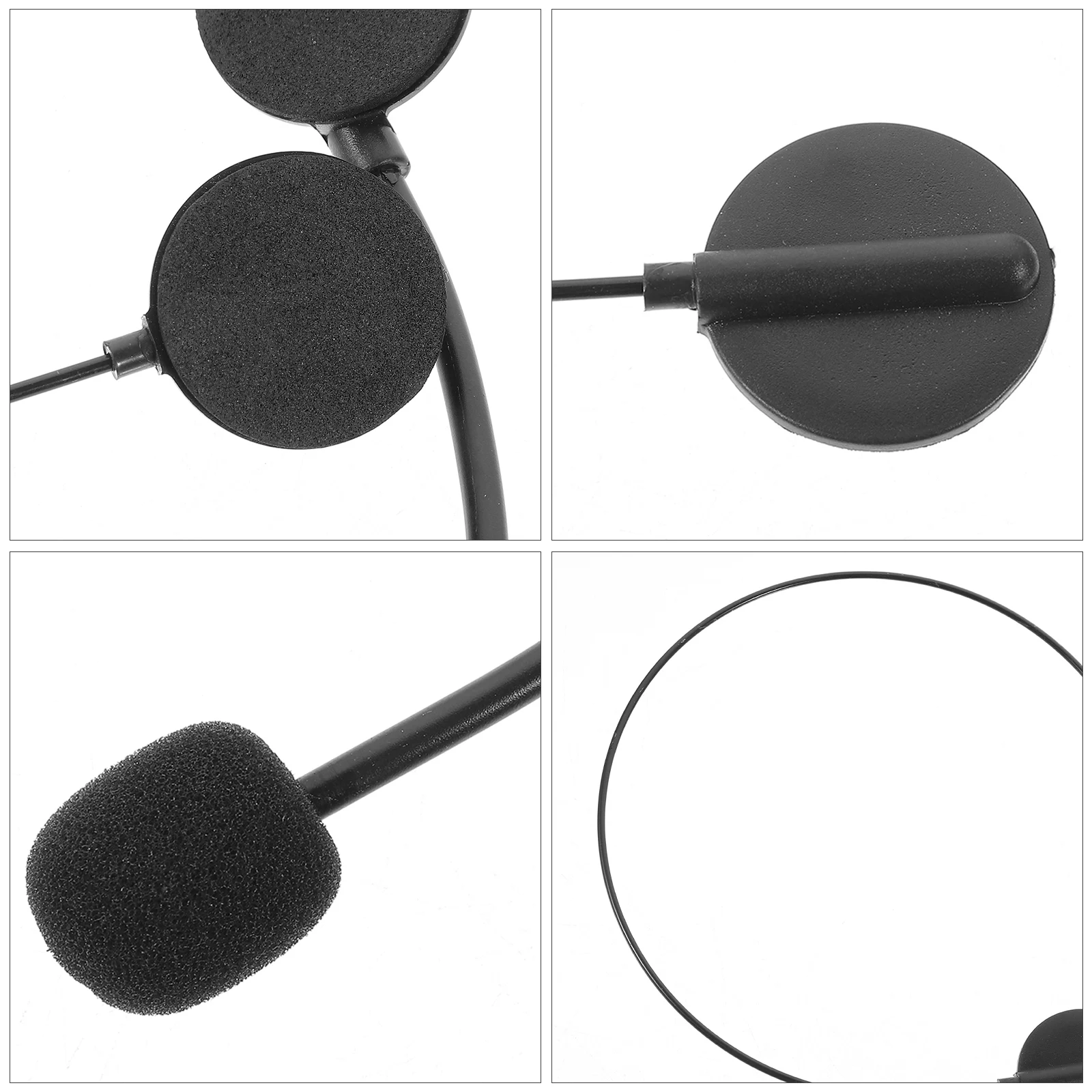 

2pcs Kids Cosplay Singer Headset Rock Star Microphone Earphones Adjustable Lightweight Party Favors Toddler Pretend