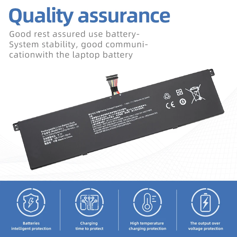 SUOZHAN R15B01W nuova batteria per Laptop per Notebook Xiaomi Pro 15.6 "GTX TM1701 serie 7.6V 7900mAh 60.04WH