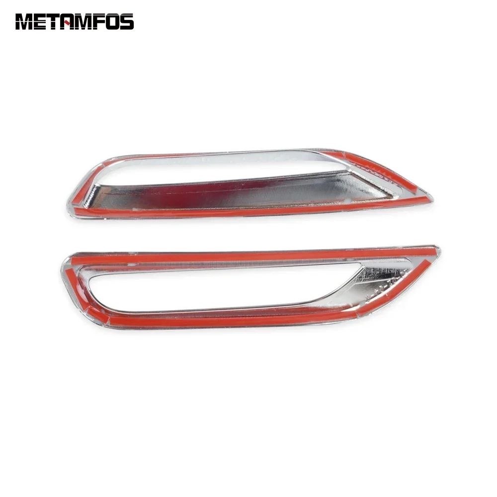 For Mitsubishi ASX RVR Outlander Sport ES 2020 2021 2022 2023 2024 Chrome Rear Fog Light Lamp Bumper Cover Trim Car Accessories