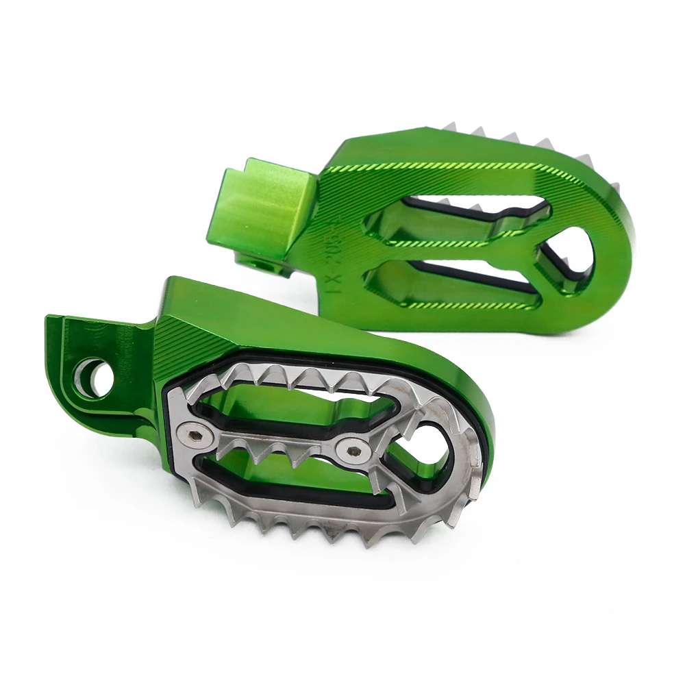 

Steel Shark Teenth Aluminum Footrest Footpegs Foot Pegs Pedal For KTM 65SX 2009-2018 85SX 2003-2017 125SX/250-450SX-F 1998-2015