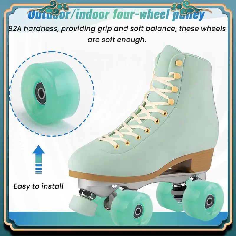 abmv-8pcs-58mmx32mm82a-roues-de-patins-a-roulettes-quad-d'exterieur-interieur-roues-de-remplacement-en-pu-accessoires-de-patinage-a-roulettes-a-double-rangee