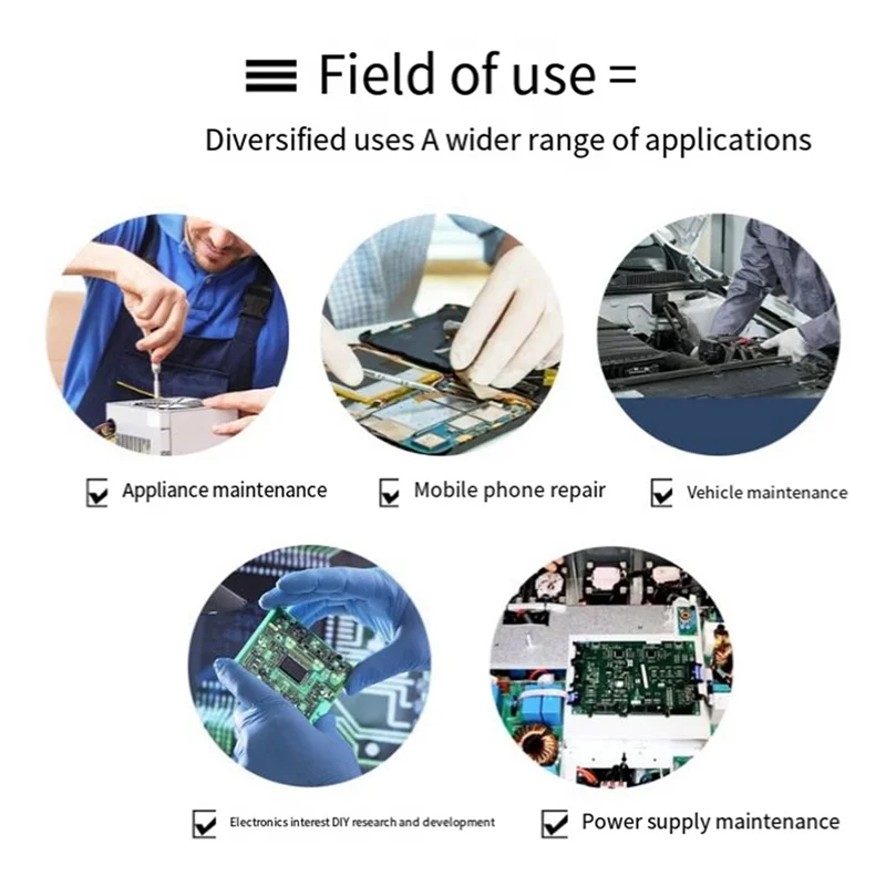 AUAU-Dual-Channel Digital Oscilloscope 50M Sampling Rate High-Performance Handheld Small Oscilloscope 3.2Inch LCD Display