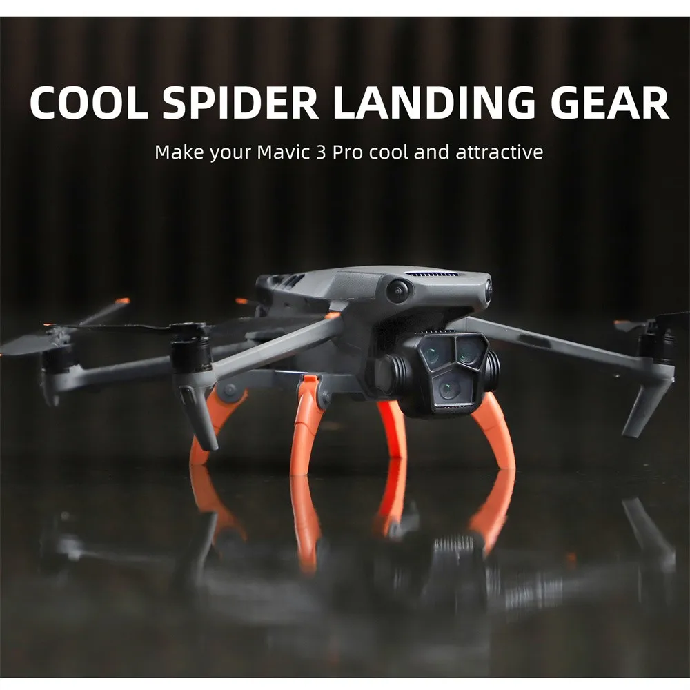 

Drone Spider Landing Gear for Mavic 3 Pro Accessories Lightweight Portable Foldable Heighten Landing Gear Spider Landing Gear