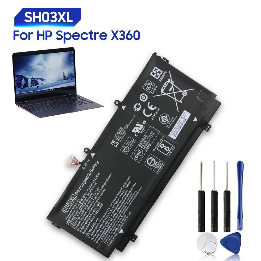 

Высококачественный сменный аккумулятор для HP Spectre X360 CN03XL HSTNN-LB7L 13-W020TU 13-AC013TU 13-AC033DX SH03XL TPN-Q178
