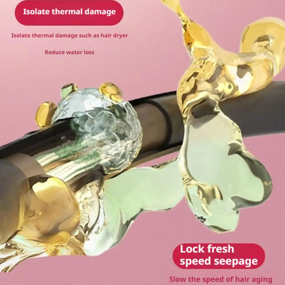 Витаминная масляная капсула для ухода за волосами, шелковистое лечение, улучшение гладкого, глубокого питания, восстановление, сыворотка для уменьшения потерь