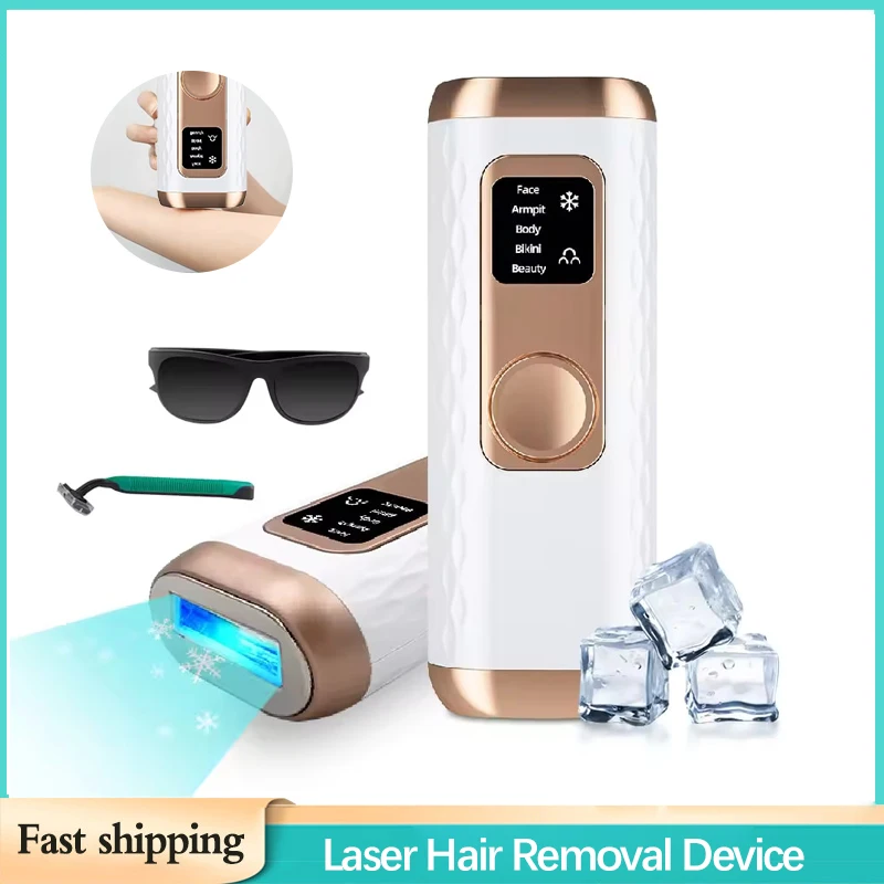 

Frozen Epilator 999999 Flash Level 5 Painless Pulse Light Epilator Rejuvenation Armpit Leg Laser Hair Removal Device