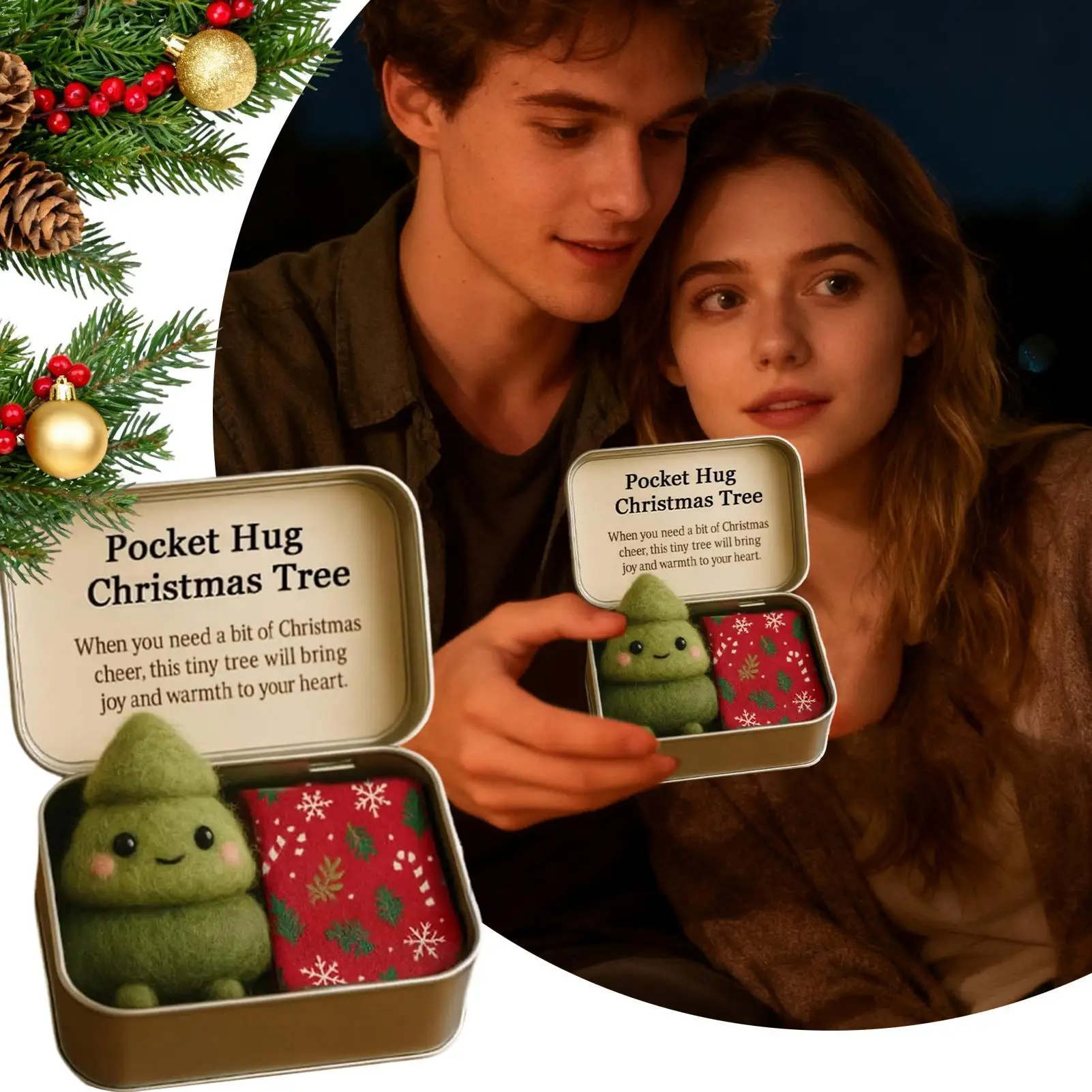 

Обнимашки для друзей, мини-эмоциональный утягивающий маленький карманный рождественский обниматель для праздника, дня рождения, ухода за удачей, для женщин и мужчин