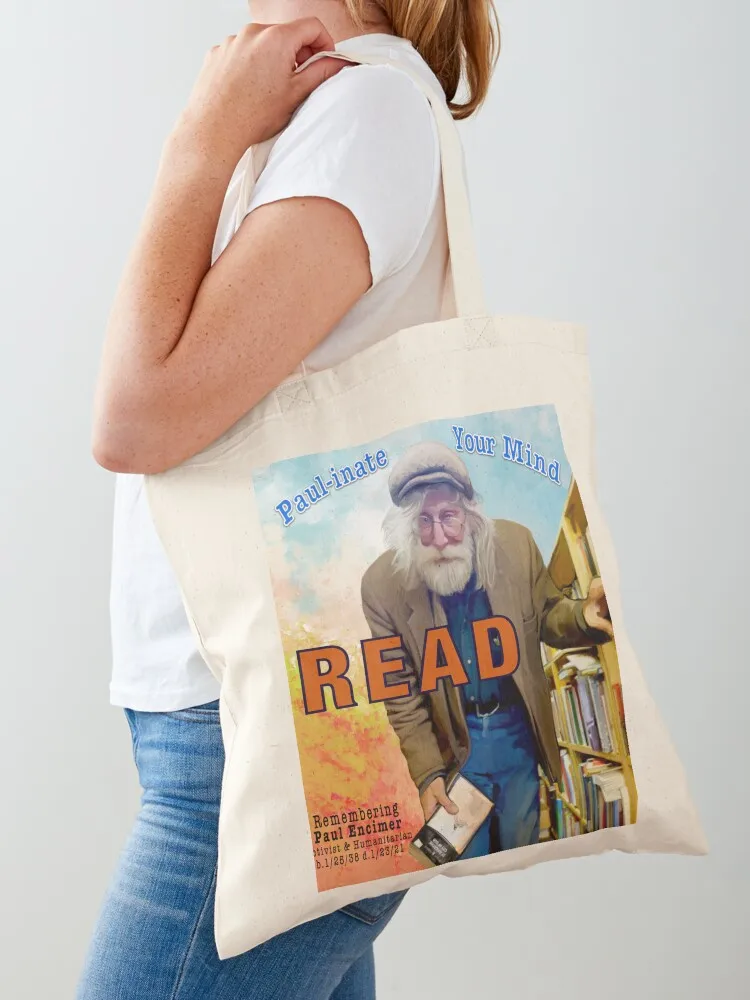 

Paul-inate your mind READ Tote Bag tote bags men bag for beach the tote bag Lady