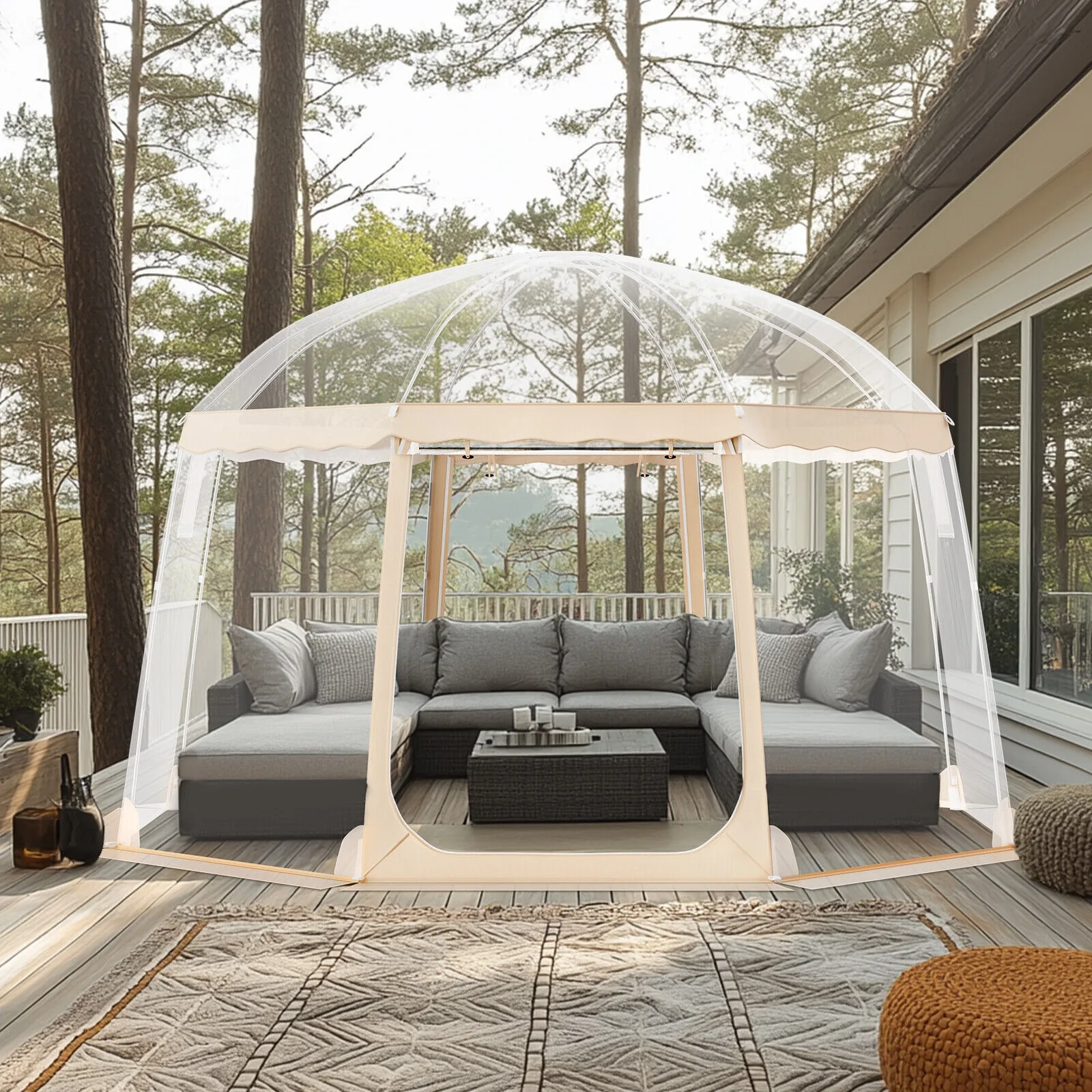 Sports Tent Instant Pop-Up Clear Bubble Shelter Weather Proof 8-10 Person United States