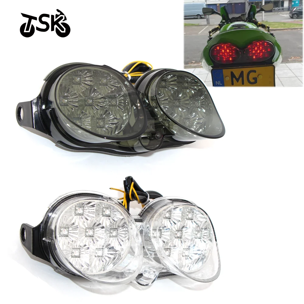 

For Yamaha YZF R6 YZF-R6 2001 2002 Rear Tail Light Brake Turn Signals Integrated LED Light Motorcycle Accessories