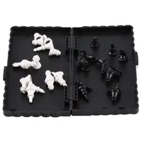 Mini Magnetic Chess Set Folding Magnetic Plastic Chessboard Board Game Portable Kid Toy Portable Outdoor for Travel & Fun