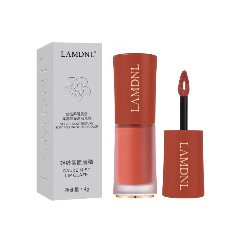 Fango per labbra Argilla Rossetto opaco Fard Trucco Tazza antiaderente a lunga durata Tinta per labbra rosse Pigmento Mousse Rossetto Cosmetici