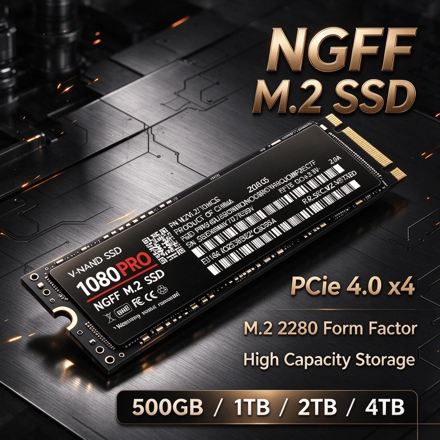 1080PRO NGFF M.2  Original SSD 2TB 4TB Internal Solid State Hard Drive High Speed Internal Hard Disk for Laptop Desktop Notebook