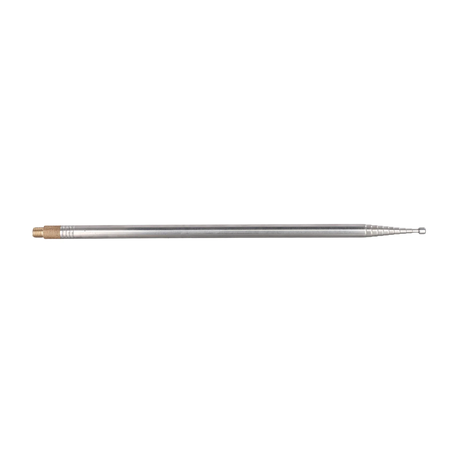 Outdoor Use 304 Stainless Steel Whip Antenna Interface Screw Length 11mm Contracted Length 33.8CM Interface Screw Diameter 10mm