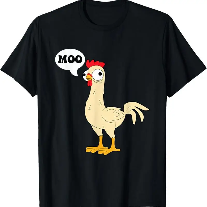 

Chicken Hen Fowl Cow Funny Joke Dad T Shirt