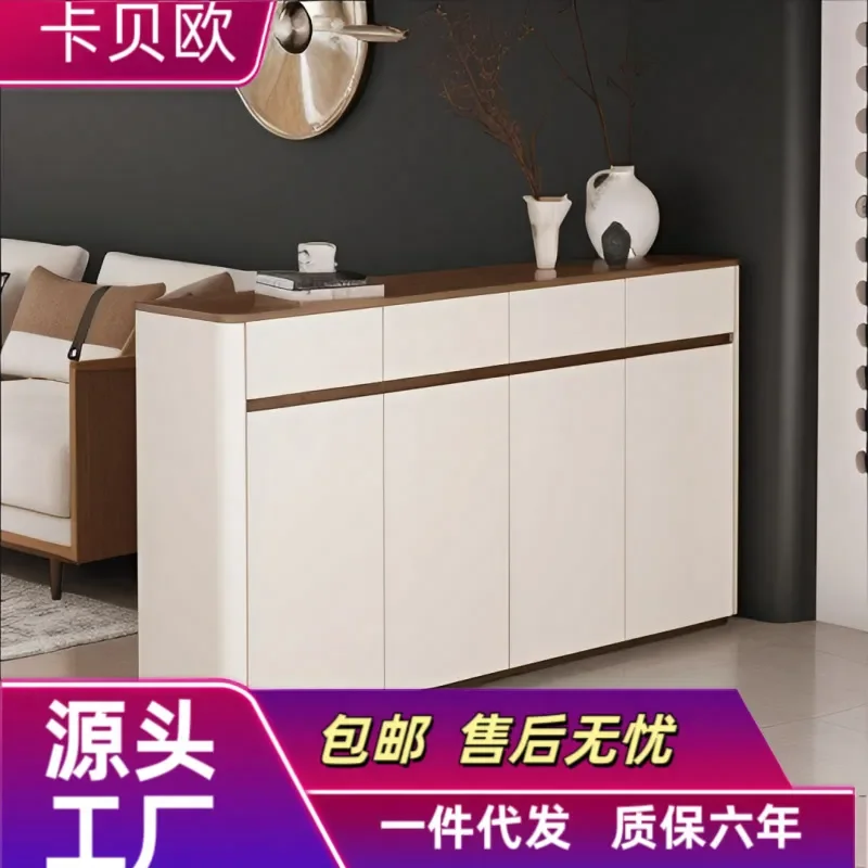 For Home Entryway Simple Modern Shoe Cabinet Baking Paint Storage Locker Popular Design Household Entrance Furniture