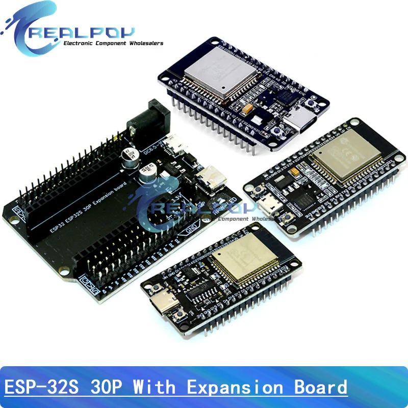 ESP32 Development Board TYPE-C USB CH340C WiFi+Bluetooth Ultra-Low Power Dual Core ESP32-DevKitC-32 ESP-WROOM-32 Expansion Board