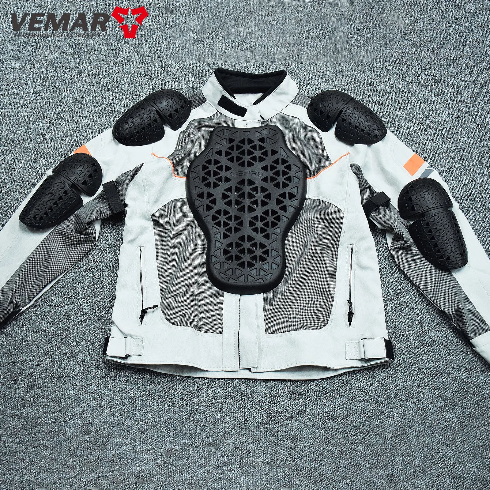 أسود CE المستوى 2 سترة دراجة نارية معتمدة إدراج حامي سميكة مرنة الظهر العمود الفقري وسادة واقية متسابق درع معطف التبعي #2