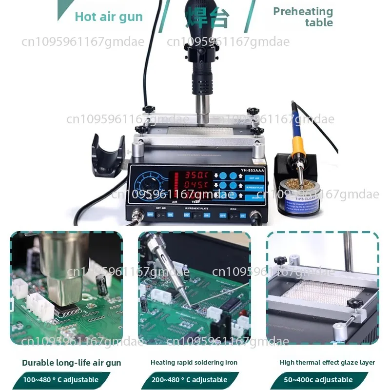 853A temperature-controlled lead-free preheating table stable and reliable use