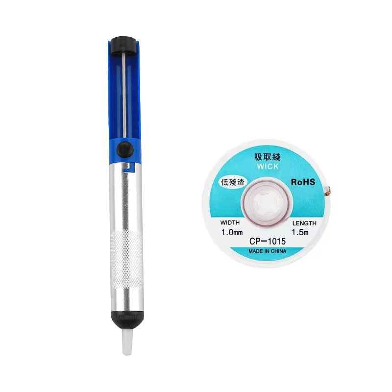 

Solder Suction Wire with Strong Suction and Strong Return Force for Repair Solder 1.0mm Width 1.5m Length Set
