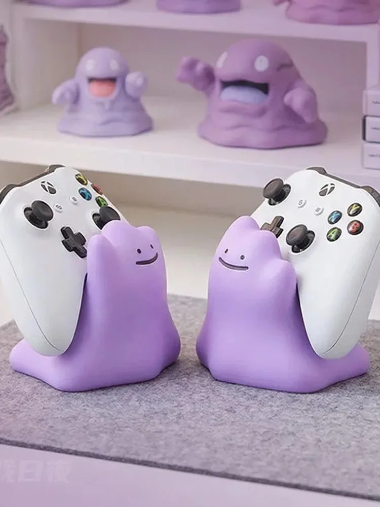 Hot Ditto Niedlicher Spielcontroller-Ständer Universeller Gamepad-Halter für PS5 Xbox Switch Desktop-Organizer Deko-Geschenk für Spielefans
